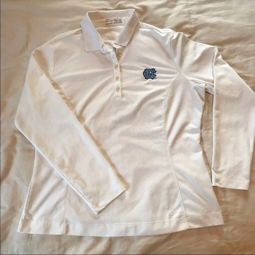UNC long sleeve polo